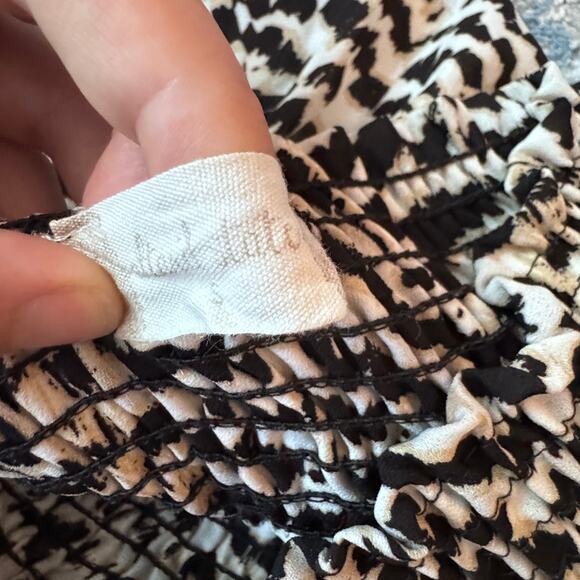 altar’d state ruffle mini skirt – animal print – size s - Picture 2 of 2